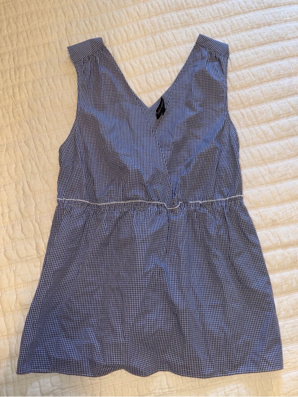 Banana republic gingham top